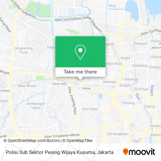 Polisi Sub Sektor Pesing Wijaya Kusuma map