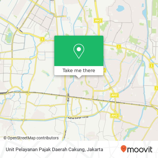 Unit Pelayanan Pajak Daerah Cakung map