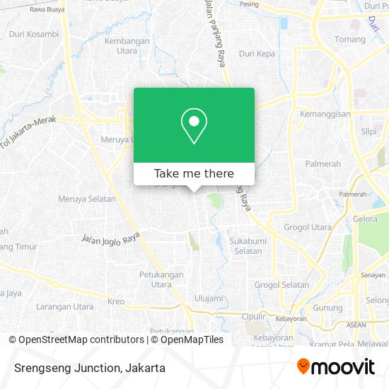 Srengseng Junction map