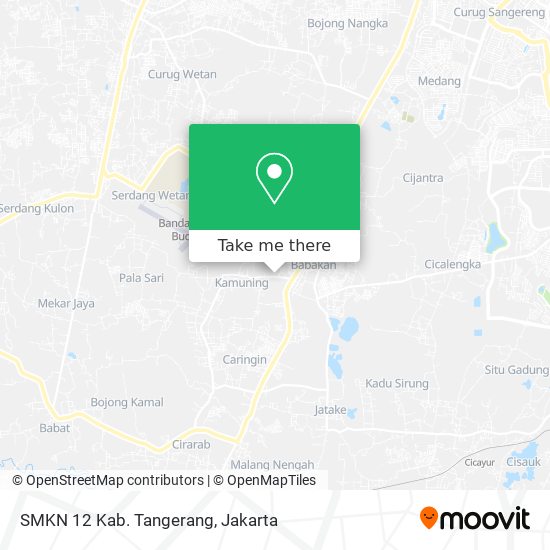 SMKN 12 Kab. Tangerang map