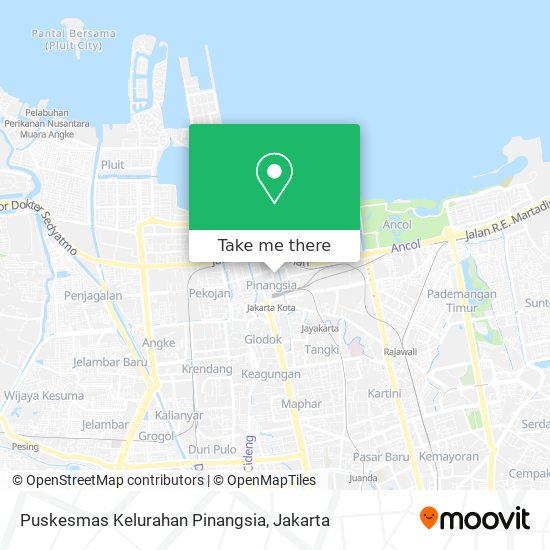 Puskesmas Kelurahan Pinangsia map
