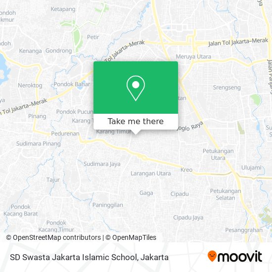 SD Swasta Jakarta Islamic School map