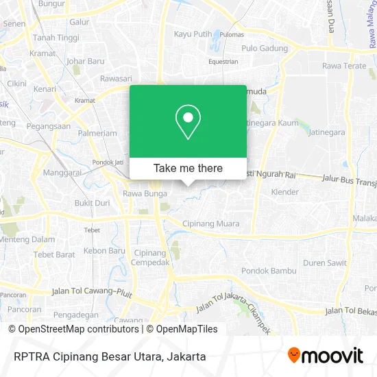 RPTRA Cipinang Besar Utara map
