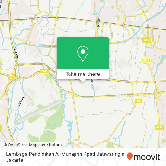 Lembaga Pendidikan Al-Muhajirin Kpad Jatiwaringin map