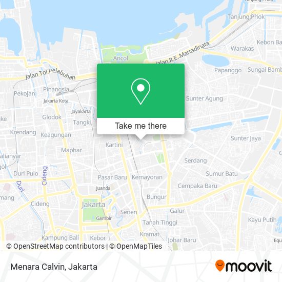 Menara Calvin map