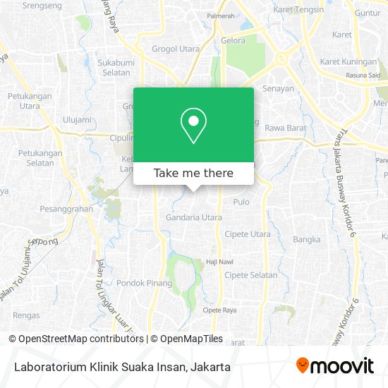 Laboratorium Klinik Suaka Insan map