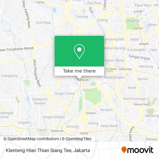 Klenteng Hian Thian Siang Tee map