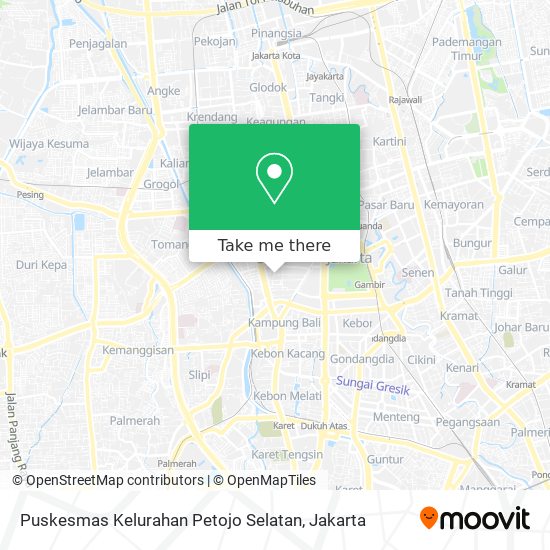 Puskesmas Kelurahan Petojo Selatan map