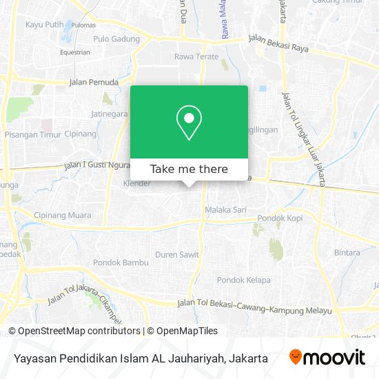 Yayasan Pendidikan Islam AL Jauhariyah map