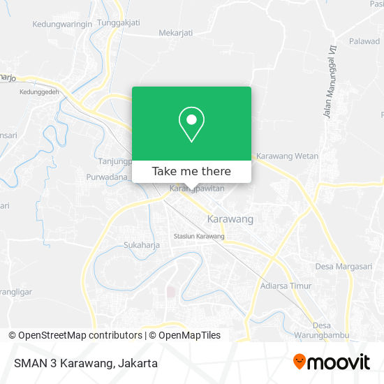 SMAN 3 Karawang map