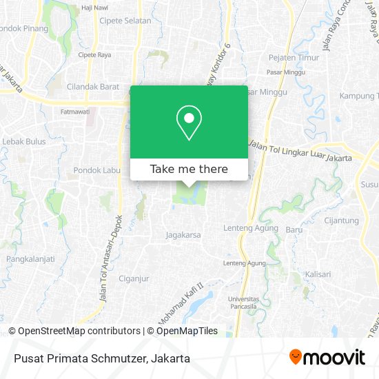 Pusat Primata Schmutzer map
