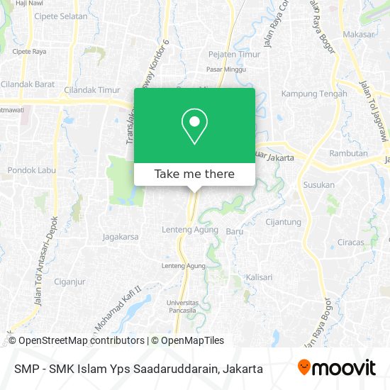 SMP - SMK Islam Yps Saadaruddarain map