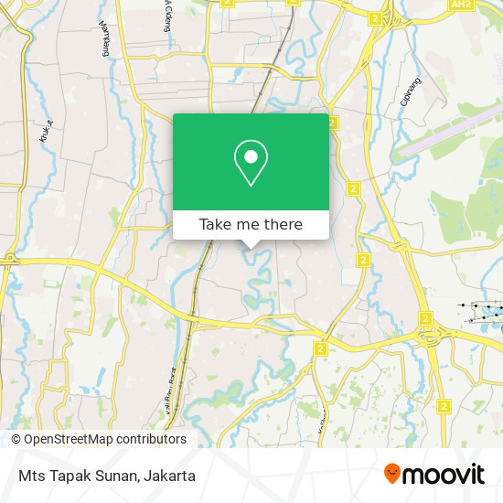 Mts Tapak Sunan map