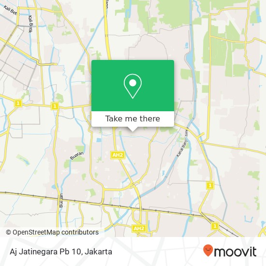 Aj Jatinegara Pb 10 map