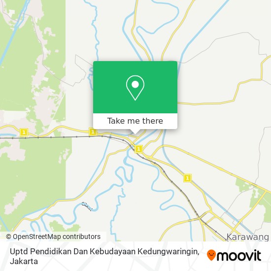 Uptd Pendidikan Dan Kebudayaan Kedungwaringin map