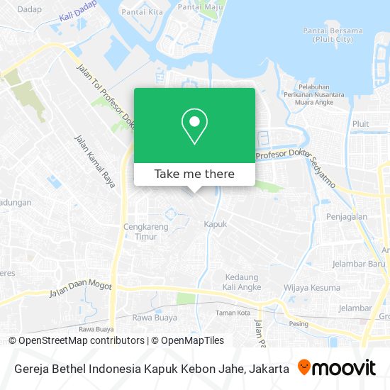 Gereja Bethel Indonesia Kapuk Kebon Jahe map