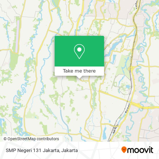 SMP Negeri 131 Jakarta map