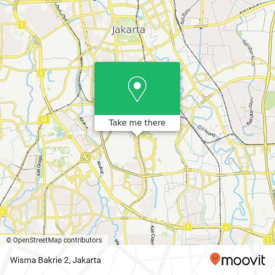 Wisma Bakrie 2 map