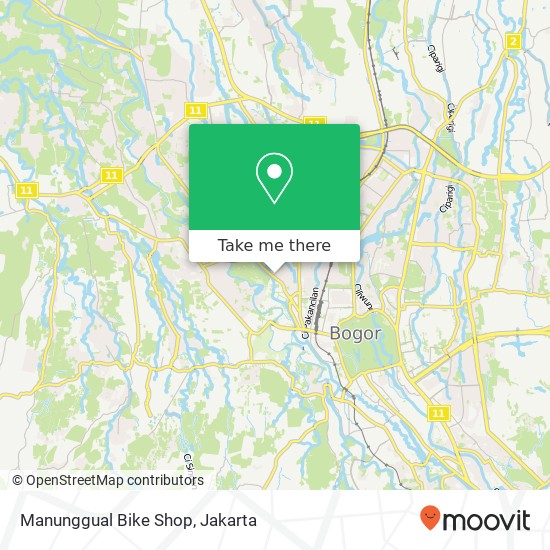 Manunggual Bike Shop map