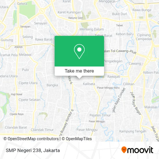 SMP Negeri 238 map