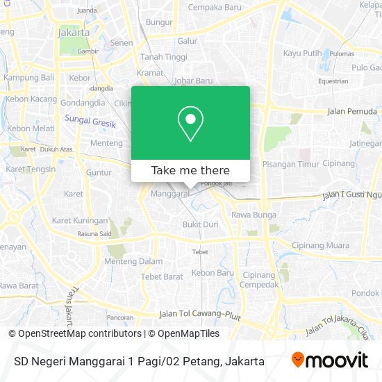 SD Negeri Manggarai 1 Pagi / 02 Petang map