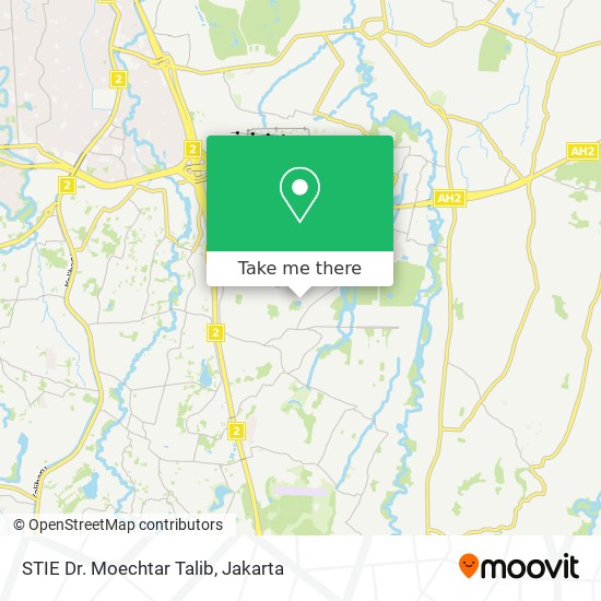 STIE Dr. Moechtar Talib map