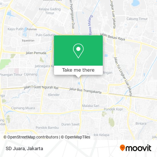 SD Juara map