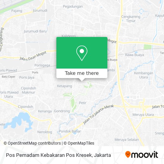 Pos Pemadam Kebakaran Pos Kresek map