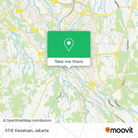 STIE Kesatuan map