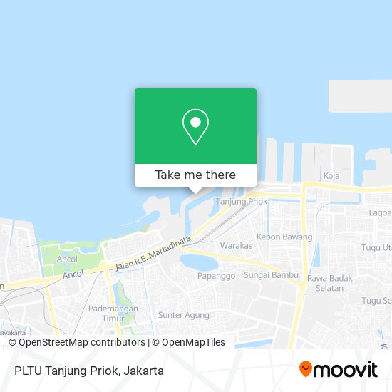 PLTU Tanjung Priok map