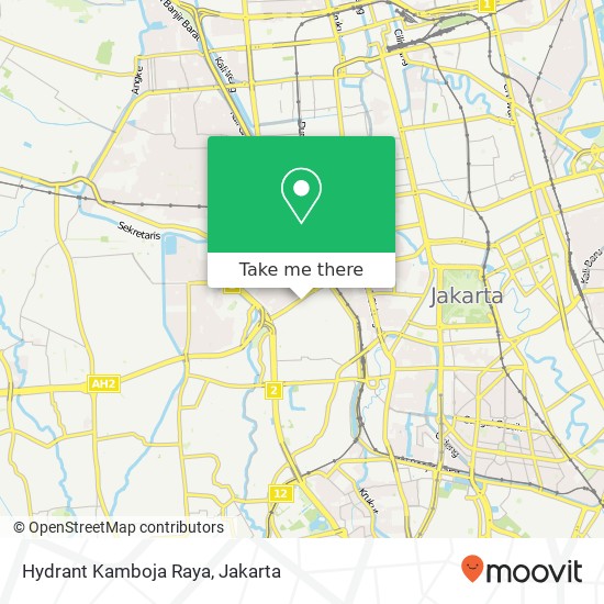 Hydrant Kamboja Raya map