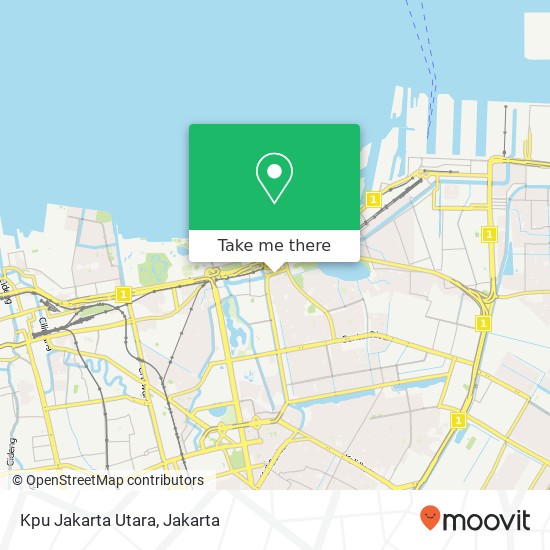 Kpu Jakarta Utara map