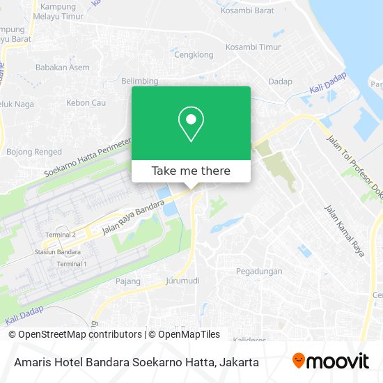 Amaris Hotel Bandara Soekarno Hatta map