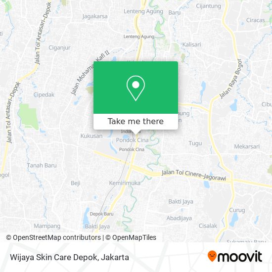 Wijaya Skin Care Depok map