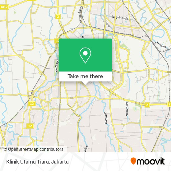 Klinik Utama Tiara map