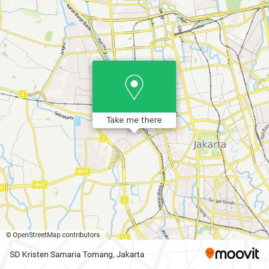 SD Kristen Samaria Tomang map