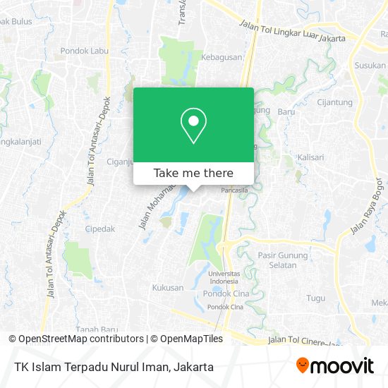 TK Islam Terpadu Nurul Iman map