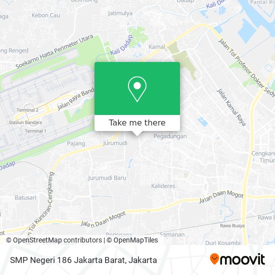 SMP Negeri 186 Jakarta Barat map