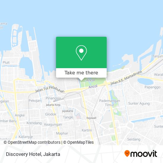 Discovery Hotel map