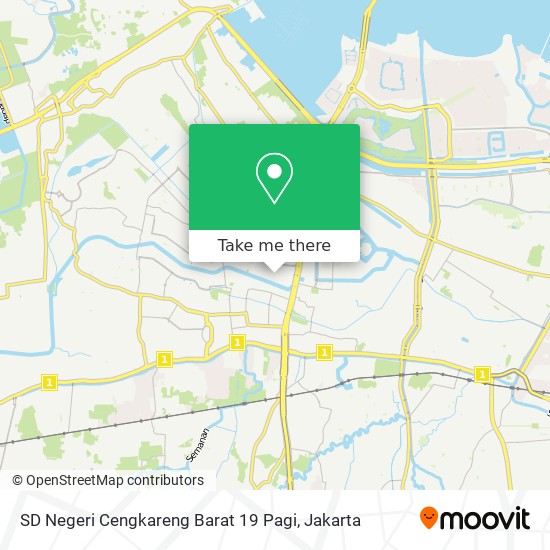 SD Negeri Cengkareng Barat 19 Pagi map