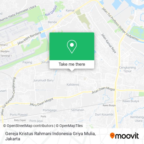 Gereja Kristus Rahmani Indonesia Griya Mulia map