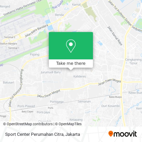 Sport Center Perumahan Citra map