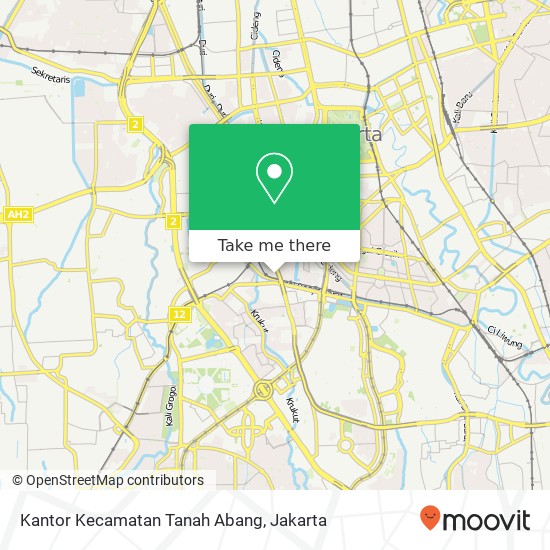 Kantor Kecamatan Tanah Abang map