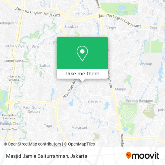 Masjid Jamie Baiturrahman map