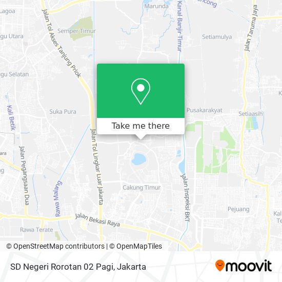 SD Negeri Rorotan 02 Pagi map
