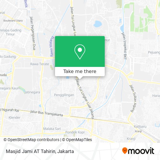 Masjid Jami AT Tahirin map