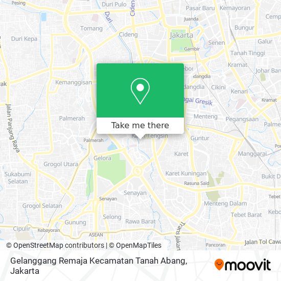 Gelanggang Remaja Kecamatan Tanah Abang map