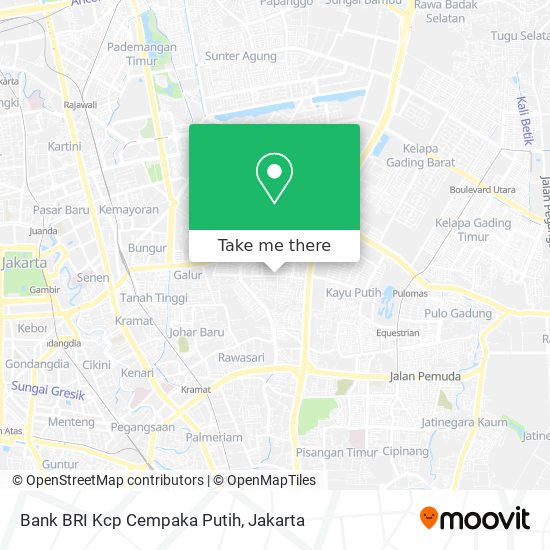 Bank BRI Kcp Cempaka Putih map