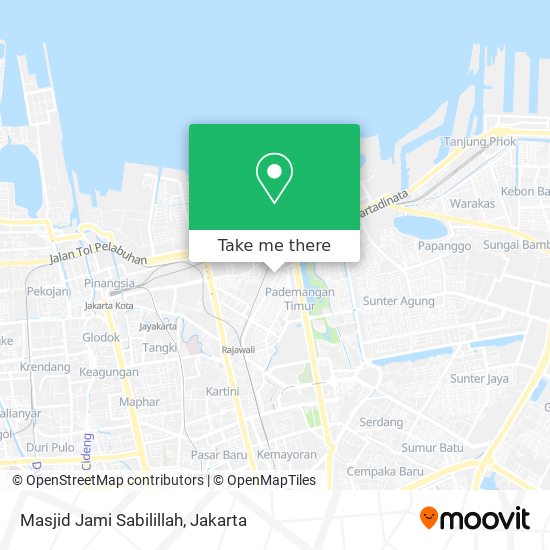 Masjid Jami Sabilillah map