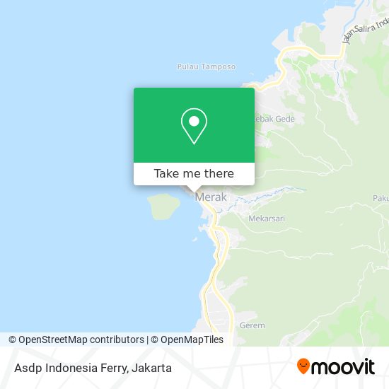 Asdp Indonesia Ferry map